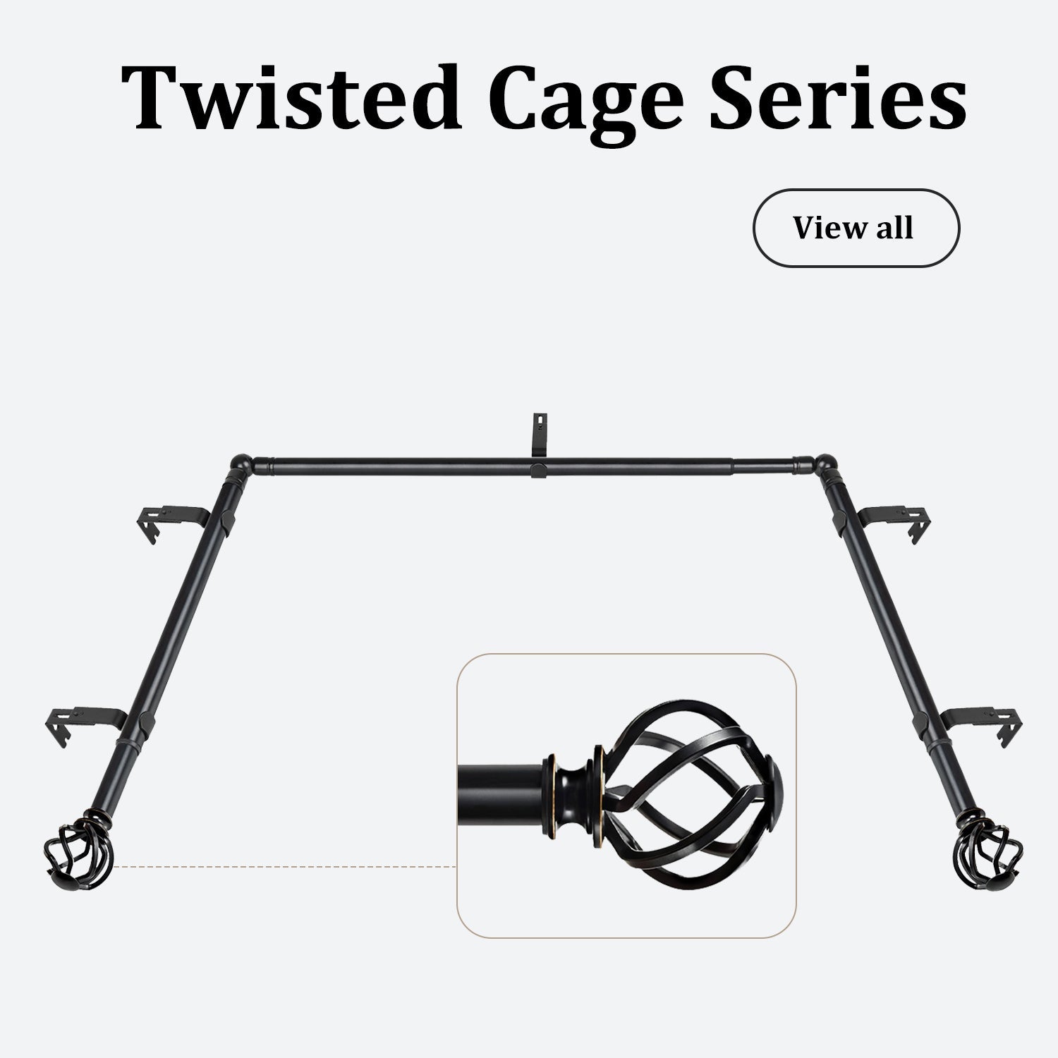 Twsited Cage Series-Black