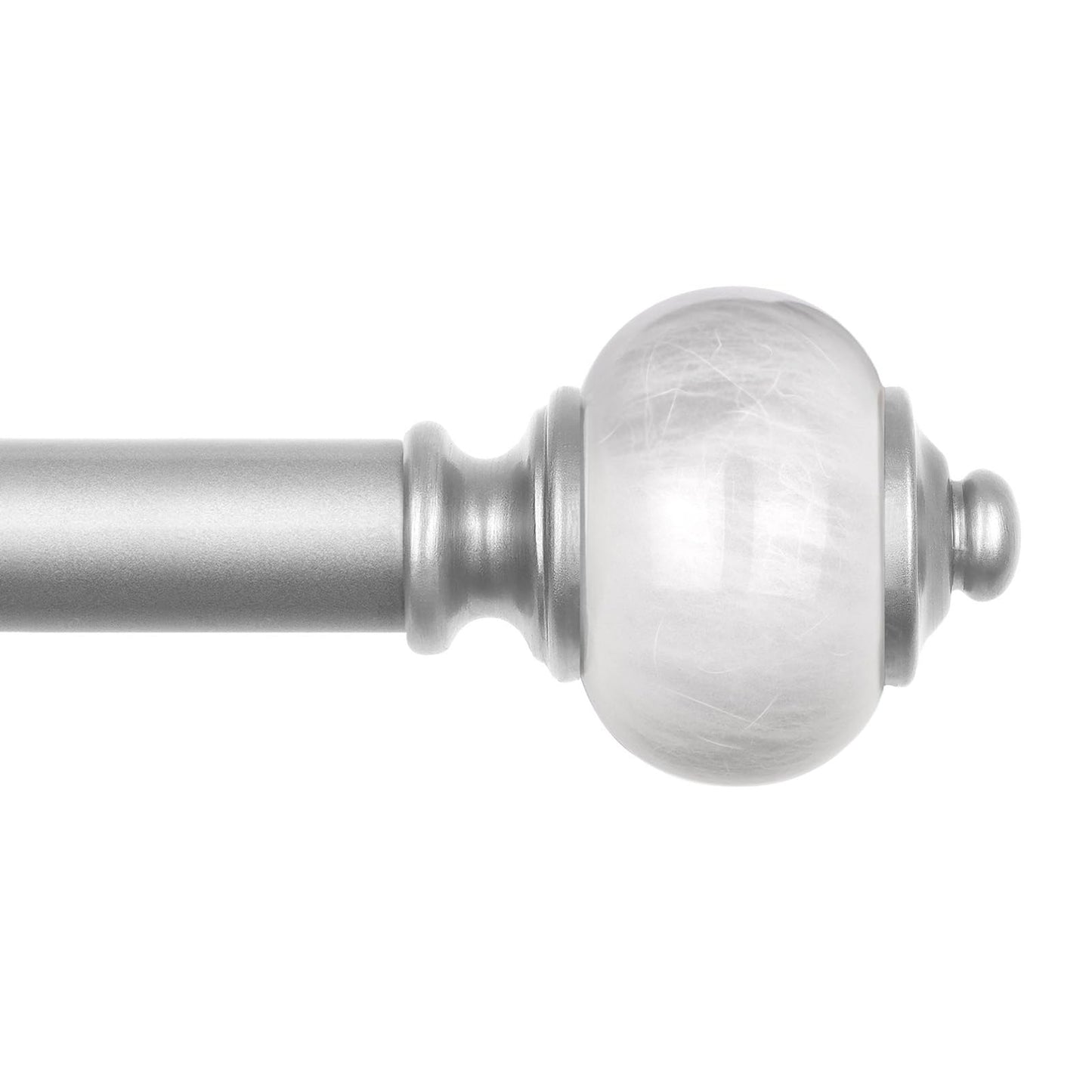 KAMANINA 2 Pack Curtain Rods 32 to 58 Inch, Bronze Drapery Rod, 1" Diameter